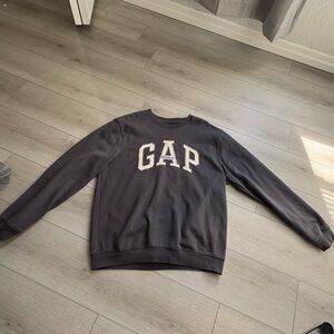 GAP Men's Dark Gray Crewneck Sweater